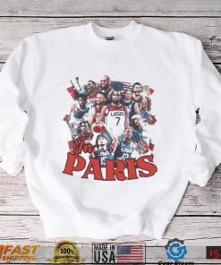 Official In paris team usa parody T shirt