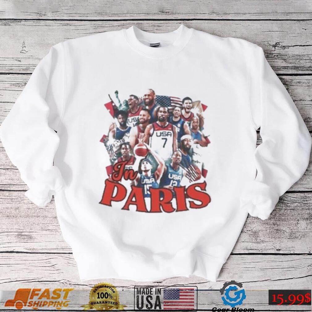 Official In paris team usa parody T shirt Official In paris team usa parody T shirt