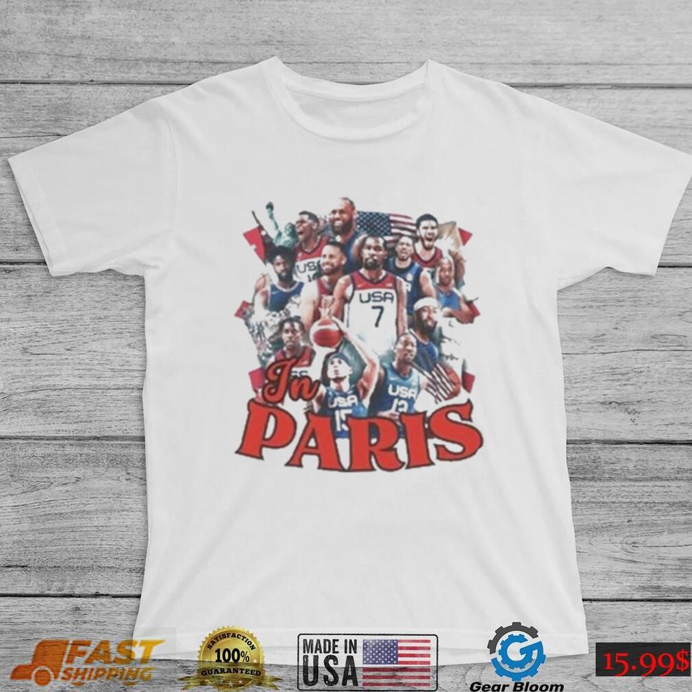 Official In paris team usa parody T shirt Official In paris team usa parody T shirt