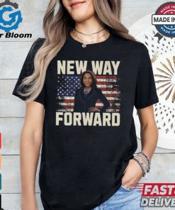 Official Kamala Harris New Way Forward American Flag Shirt