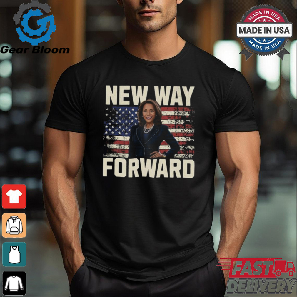 Official Kamala Harris New Way Forward American Flag Shirt Official Kamala Harris New Way Forward American Flag Shirt