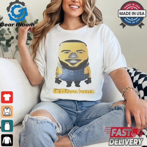 Official Lebron james x minions lebronions T shirt