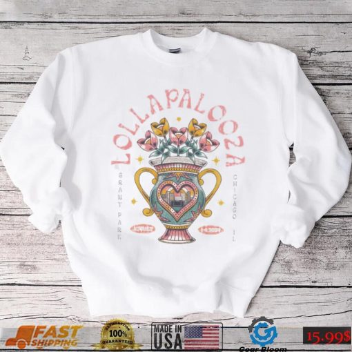 Official Lollapalooza August 1 4 2024 Grant Park Chicago IL III T Shirt