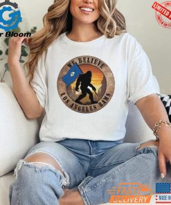 Official Los Angeles Rams 12 We Believe Bigfoot 2024 Shirt