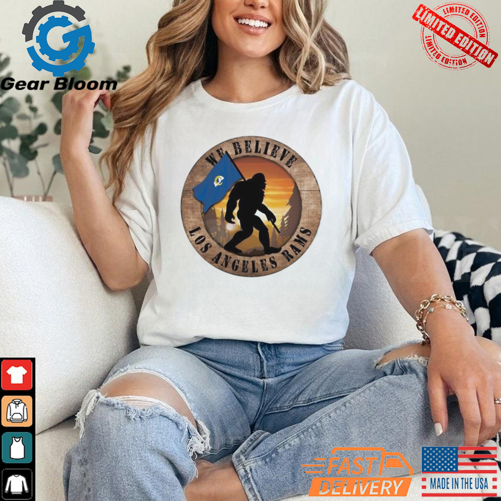 Official Los Angeles Rams 12 We Believe Bigfoot 2024 Shirt Official Los Angeles Rams 12 We Believe Bigfoot 2024 Shirt