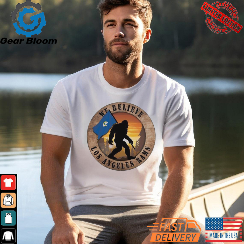 Official Los Angeles Rams 12 We Believe Bigfoot 2024 Shirt Official Los Angeles Rams 12 We Believe Bigfoot 2024 Shirt