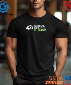 Official Los Angeles Rams Mental Health Is Health Logo Shirt