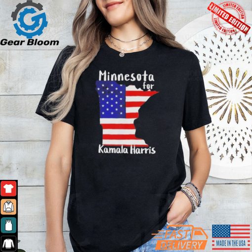 Official Minnesota For Kamala Harris 2024 President Shirt