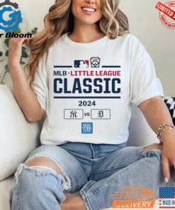 Official New York Yankees vs Detroit Tigers 2024 MLB Little League Classic Game Shirt
