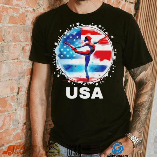 Official Olympic Paris 2024 United States Gymnastics Team T Shirt