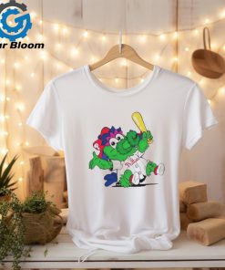 Official Philadelphia Phillies Phillie Phanatic Mascot T Shirt