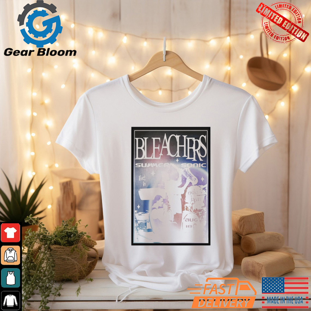 Official Poster August 18, 2024 Bleachers Summer Sonic Live In Osaka, Japan Shirt Official Poster August 18, 2024 Bleachers Summer Sonic Live In Osaka, Japan Shirt