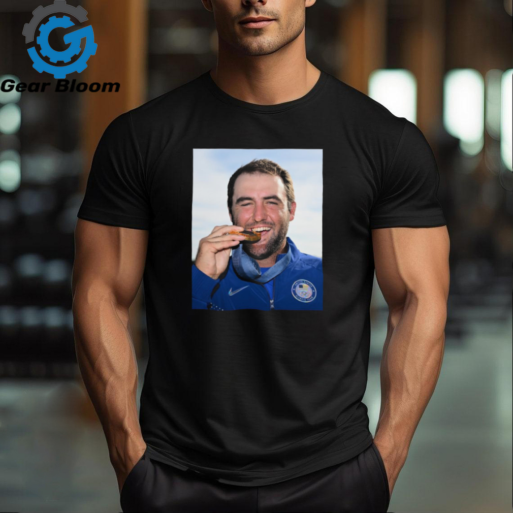 Official Scottie Scheffler Forever an Olympic gold medalist team USA 2024 t shirt Official Scottie Scheffler Forever an Olympic gold medalist team USA 2024 t shirt