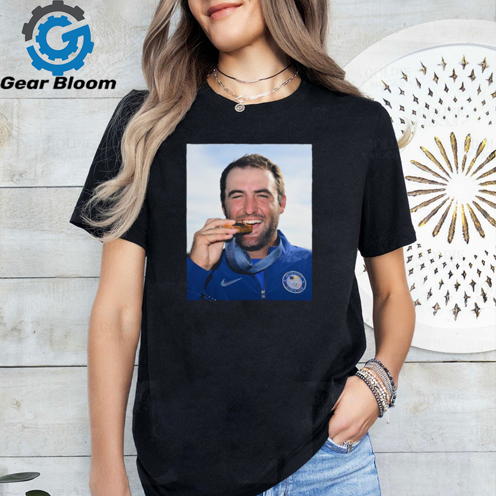 Official Scottie Scheffler Forever an Olympic gold medalist team USA 2024 t shirt Official Scottie Scheffler Forever an Olympic gold medalist team USA 2024 t shirt