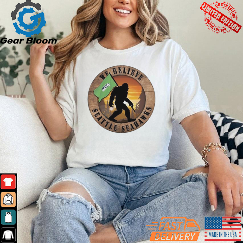 Official Seattle Seahawks 12 We Believe Bigfoot 2024 Shirt Official Seattle Seahawks 12 We Believe Bigfoot 2024 Shirt