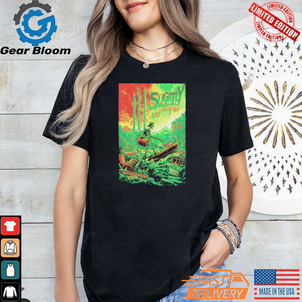 Official Slightly Stoopid August 18, 2024 Bend, OR Poster Art By Dan Mumford Shirt Official Slightly Stoopid August 18, 2024 Bend, OR Poster Art By Dan Mumford Shirt