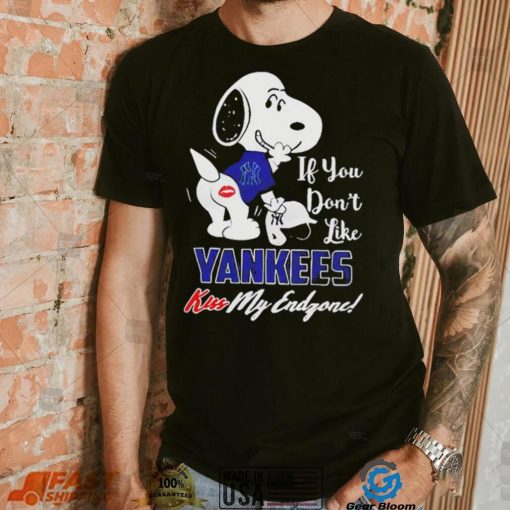 Official Snoopy New York Yankees For MLB Fans T Shirt