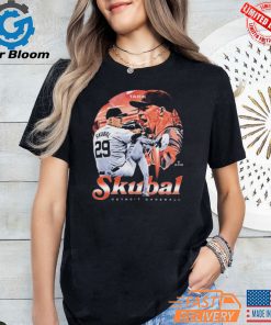 Official Tarik Skubal Detroit Tigers Baseball Vintage Painting 500 level Player T Shirt