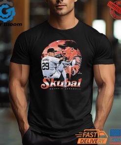 Official Tarik Skubal Detroit Tigers Baseball Vintage Painting 500 level Player T Shirt