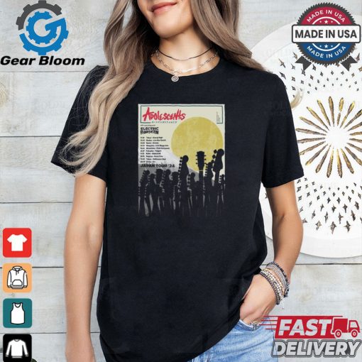 Official The Adolescents Japan Tour 2024 Poster shirt