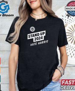 Official UAW Stand Up 2024 Vote Harris t shirt