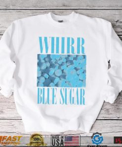 Official Whirr blue sugar T shirt