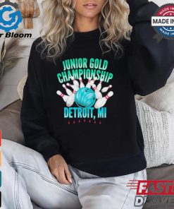 Original 2024 Junior Gold Championships Detroit Ml Pinsplash Performance T Shirt