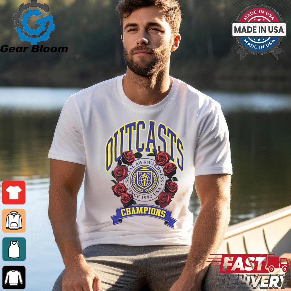 Outcast Social Awkwardness Since 1992 USA Champions shirt Outcast Social Awkwardness Since 1992 USA Champions shirt