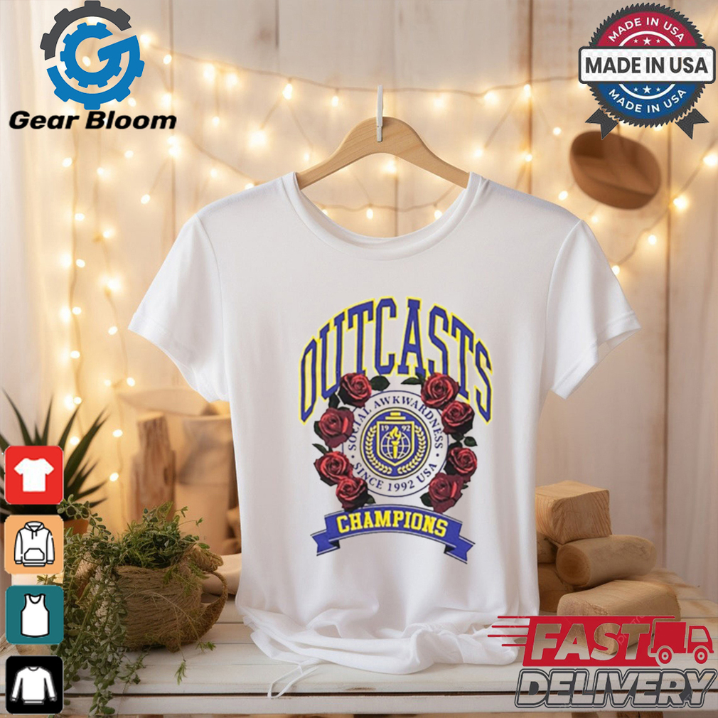 Outcast Social Awkwardness Since 1992 USA Champions shirt Outcast Social Awkwardness Since 1992 USA Champions shirt