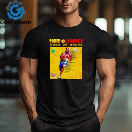 Paris Kung Fu Kenny Team USA Track Kenny Bednarek 2024 shirt
