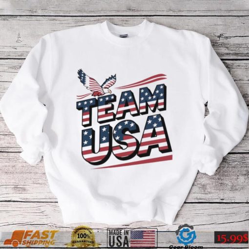 Patriotic Team USA Eagle flag 2024 shirt