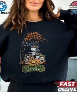 Peanuts Characters Baylor Bears Halloweens It’s The Most Wonderful Time Of The Year Shirt