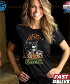 Peanuts Characters Baylor Bears Halloweens It’s The Most Wonderful Time Of The Year Shirt