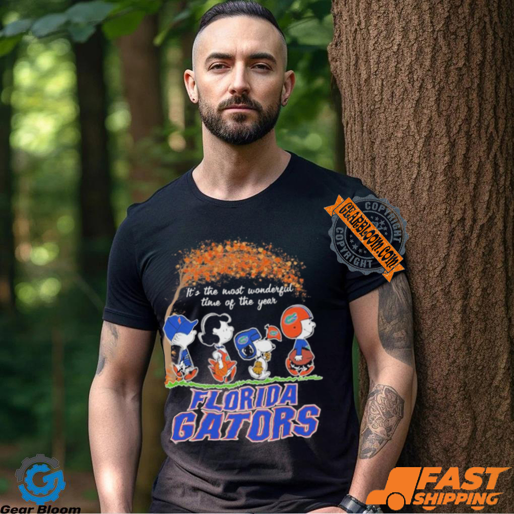 Peanuts Characters X Florida Gators It’s The Most Wonderful Time Of The Year Shirt Peanuts Characters X Florida Gators It’s The Most Wonderful Time Of The Year Shirt