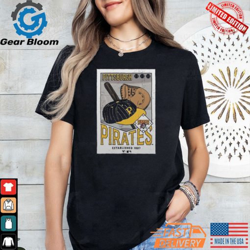 Pittsburgh Pirates Levelwear Uphill Cooperstown Collection Core Logo Shirt