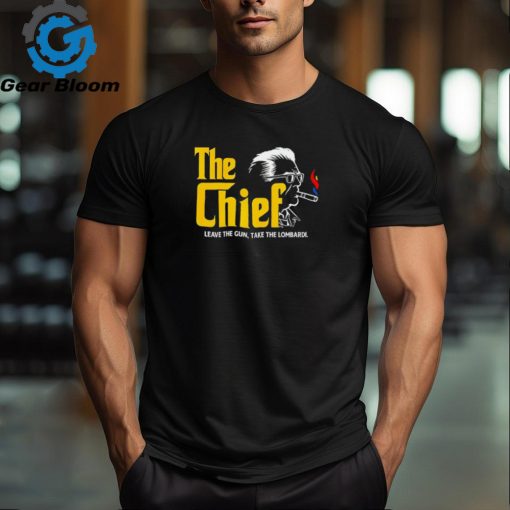 Pittsburgh Steelers Art Rooney the Chief leave the gun take the Lombardi Godfather Logo Parody Shirt
