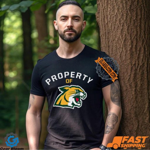Property Of Northern Michigan Wildcats Logo Shirt