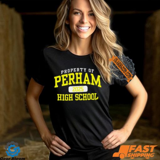 Property Of Perham Yellow Jackets 2025 High School Shirt