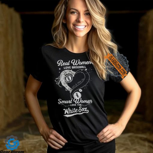 Real Women Love Baseball Smart Women Love The Chicago White Sox Let’s Go Sox 2024 Shirts
