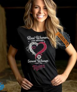 Real Women Love Baseball Smart Women Love The Minnesota Twins Let’s Go Twins 2024 Shirts