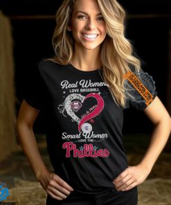 Real Women Love Baseball Smart Women Love The Philadelphia Phillies Let’S Go Phillies 2024 Shirt
