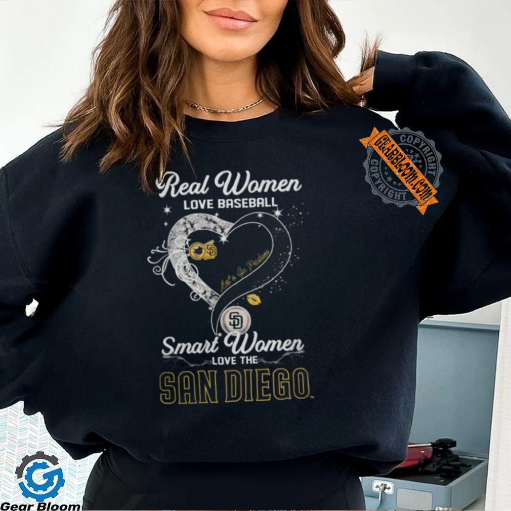 Real Women Love Baseball Smart Women Love The San Diego Padres Let’s Go Padres 2024 Shirts Real Women Love Baseball Smart Women Love The San Diego Padres Let’s Go Padres 2024 Shirts