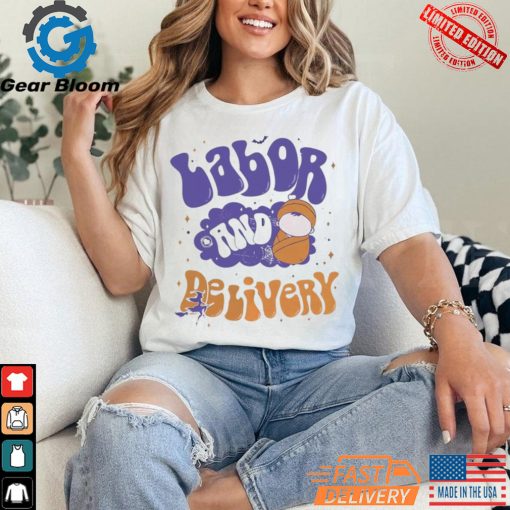 Retro Labor and Delivery Halloween Nursing Student Grad Shirt