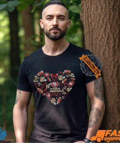 San Francisco 49ers Go Niners Football Lover Heart T Shirt
