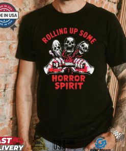 Scary Characters Rolling Up Some Horror Spirit shirt