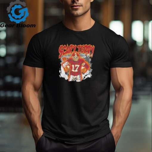 Scary Terry Terry McLaurin Washington Commanders Skeleton Signature Shirt
