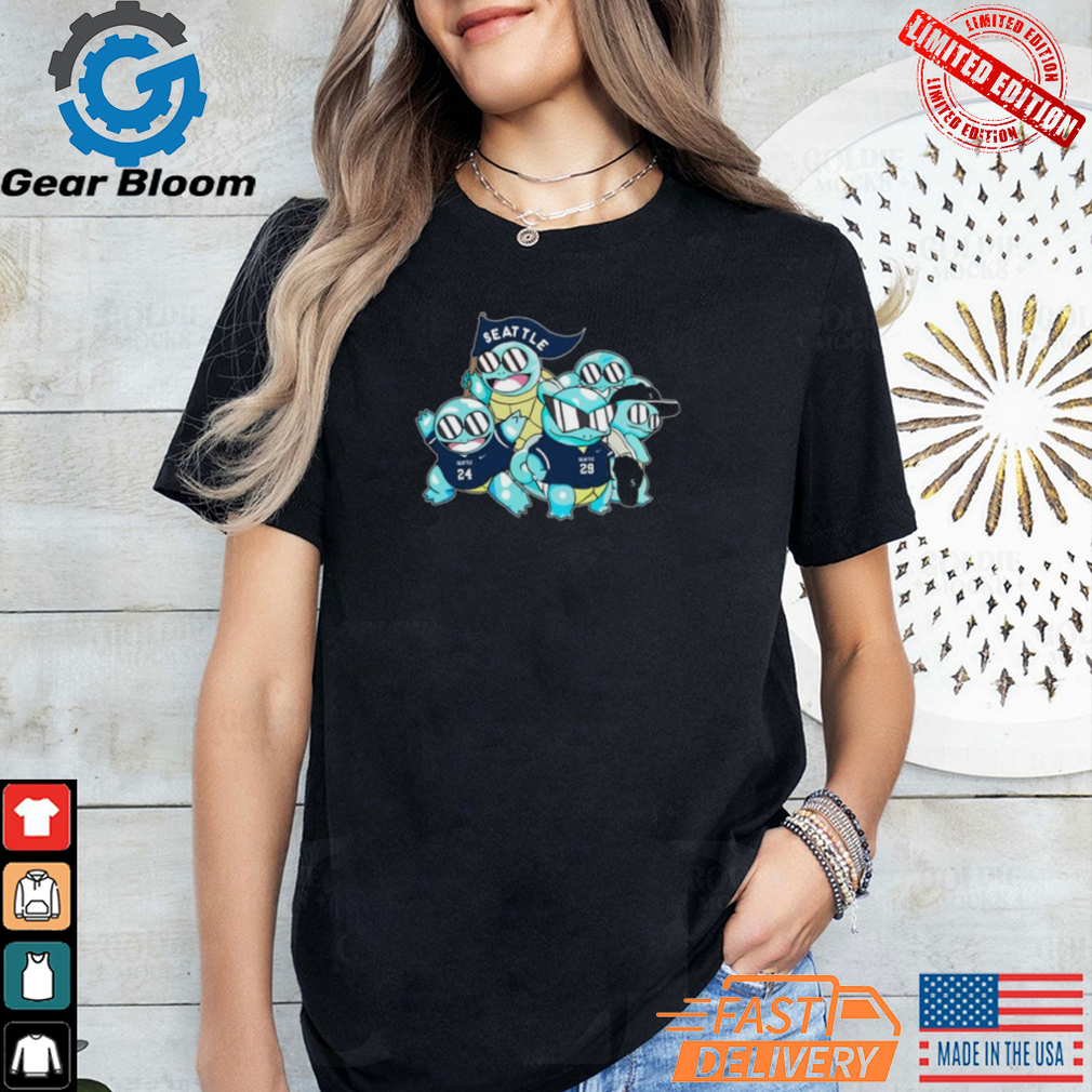 Seattle Mariners Pokémon Squirtle Shirt