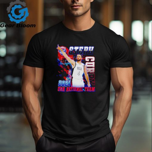 Steph Curry 2024 Paris Olympics USA Basketball National Team shirt