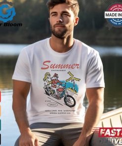 Summer Enthusiast Welcome The Weekend Speed Supply CO Shirt