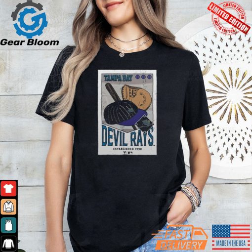 Tampa Bay Rays Levelwear Uphill Cooperstown Collection Core Logo Shirt